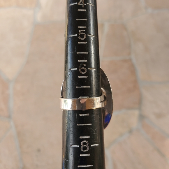 New Huge Golden Rutile Quartz 925 Silver Statement Ring. - Picture 15 of 16